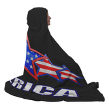 'MERICA Customized Hooded Blanket
