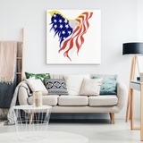 EAGLE FLAG - CANVAS ART