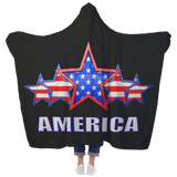AMERICA  Customized Hooded Blanket