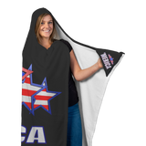 'MERICA Customized Hooded Blanket