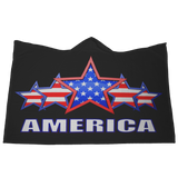 AMERICA  Customized Hooded Blanket