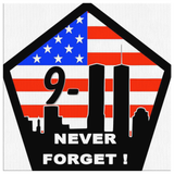 NEVER FORGET 9/11 - CANVAS ART