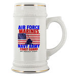 WE PROUDLY STAND! PATRIOTIC STEIN