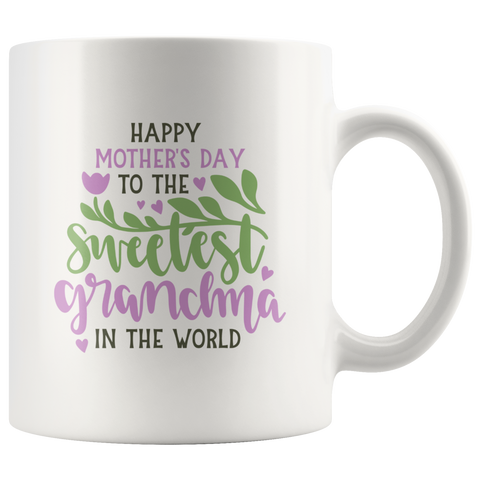HAPPY MOTHERS DAY GRANDMA COFFEE MUG