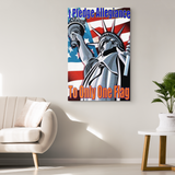 I PLEDGE ALLEGIANCE TO ONLY ONE FLAG - CANVAS ART