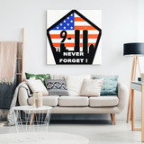 NEVER FORGET 9/11 - CANVAS ART