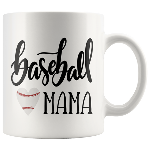 BASEBALL MAMA COFFEE MUG