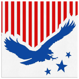 EAGLE FLAG - CANVAS ART