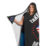 Take A Knee My Ass!! Customized Hooded Blanket