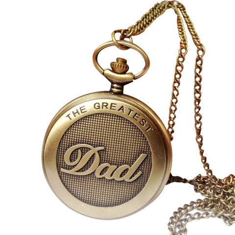 Vintage "The Greatest DAD" Pocket Watch