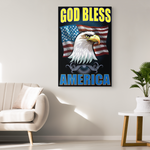 GOD BLESS AMERICA - CANVAS ART