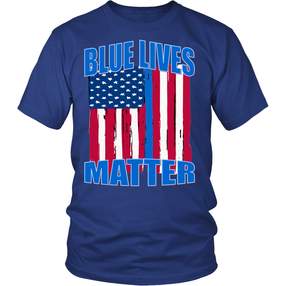 blue dress for baby girl Big Flag USA American Police Support Blue Lives Matter Thin Line women –  VICES AND VIRTUES main image 1