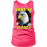 USA - LOVE IT OR LEAVE IT  WOMENS TANK TOP