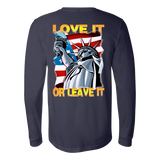 USA  - LOVE IT OR LEAVE IT  MENS LONG SLEEVE SHIRT