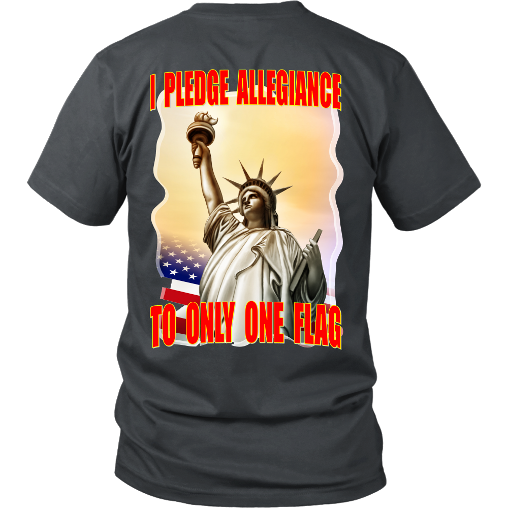 I PLEDGE ALLEGIANCE TO ONLY ONE FLAG – We The People Designs