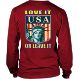 USA LOVE IT OR LEAVE IT - MENS LONG SLEEVE SHIRT