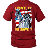 USA  - LOVE IT OR LEAVE IT  MENS T-SHIRT