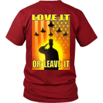 USA - LOVE IT OR LEAVE IT  MENS T-SHIRT