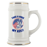 TAKE A KNEE MY ASS!! PATRIOTIC EAGLE BEER STEIN